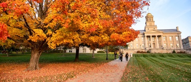 fall on campus pentacrest
